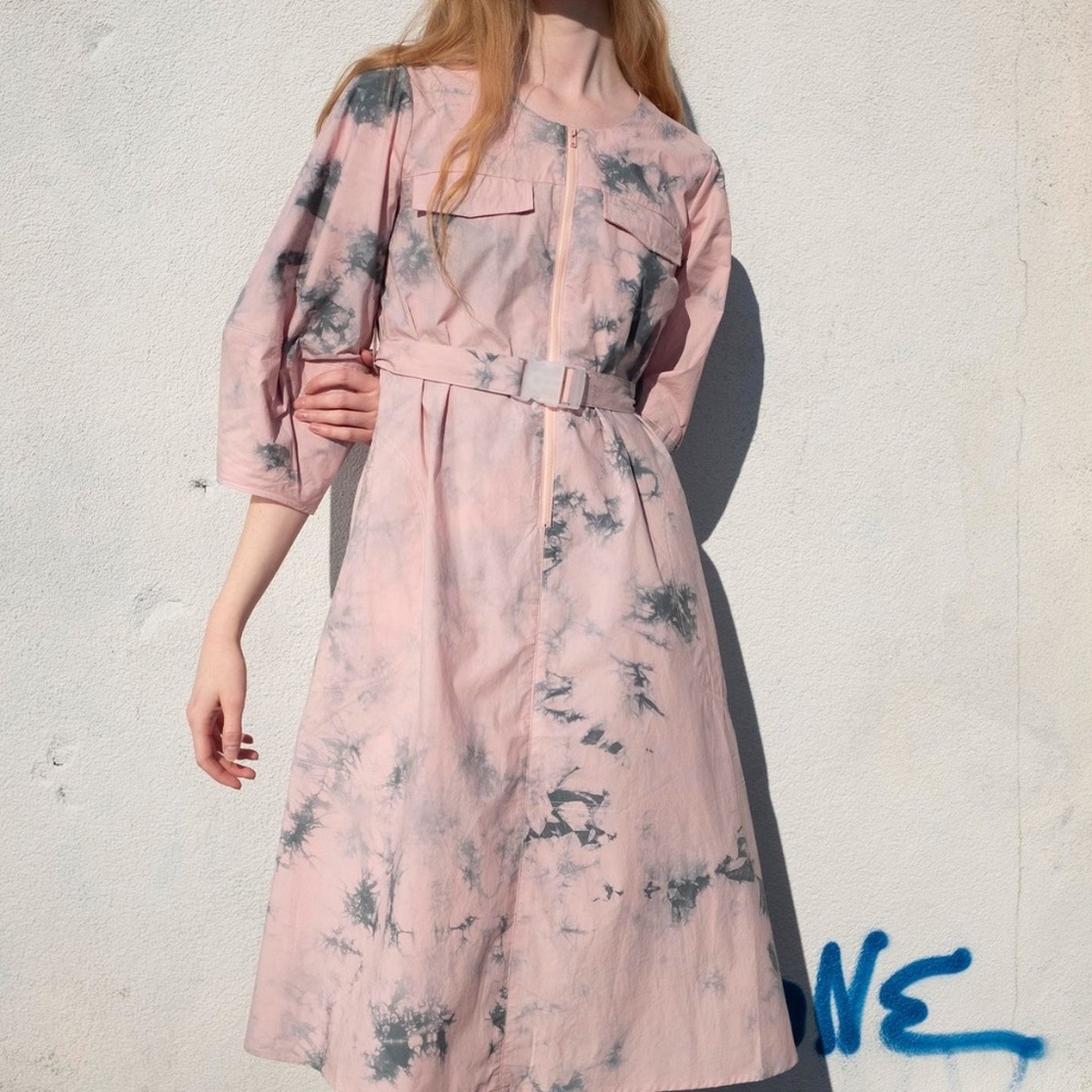 Rachel Antonoff Megan Dress in Tie Dye